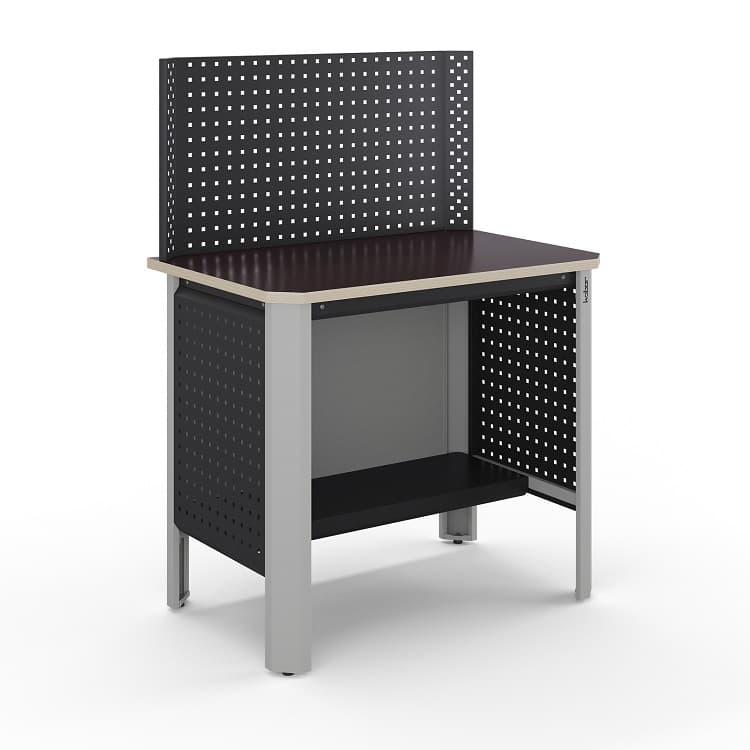 Верстак слесарный безтумбовый с одинарным экраном Kobor Expert MW/P1-120/70