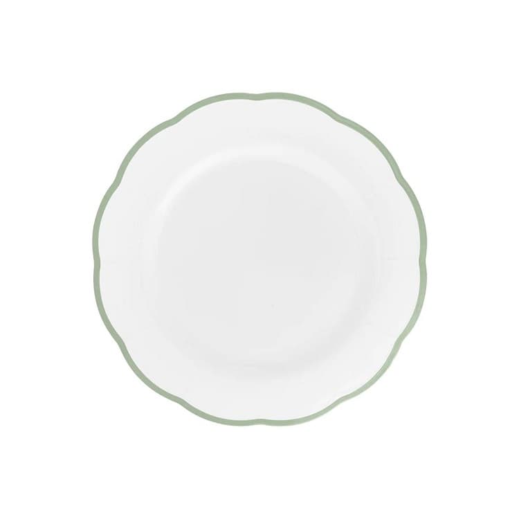 Тарелка с цветным кантом (зеленый) Ø 20,9 см Bitossi Petalo PET00102 Bordo verde