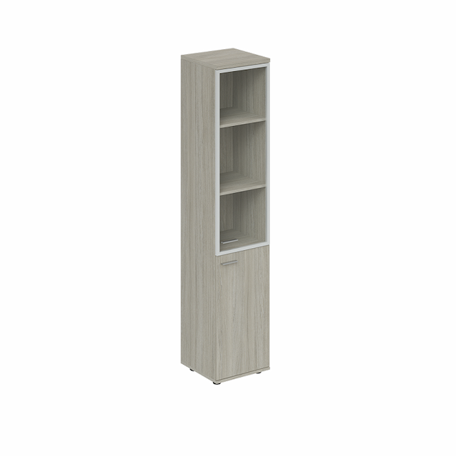 Шкаф со стеклом правый Norden Винг WN.702.OL.OL.AL.R
