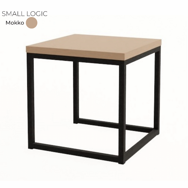 Стол журнальный квадратный маленький Алсав SMALL LOGIC 21S-LOGIC.001 Mokko