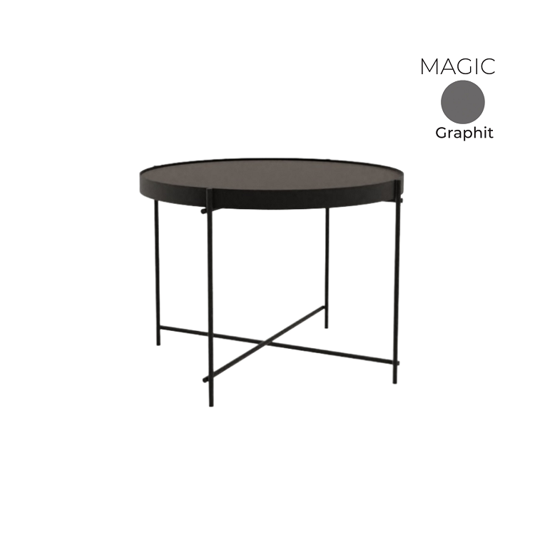 Стол журнальный круглый Алсав 21MAGIC.006 Graphit