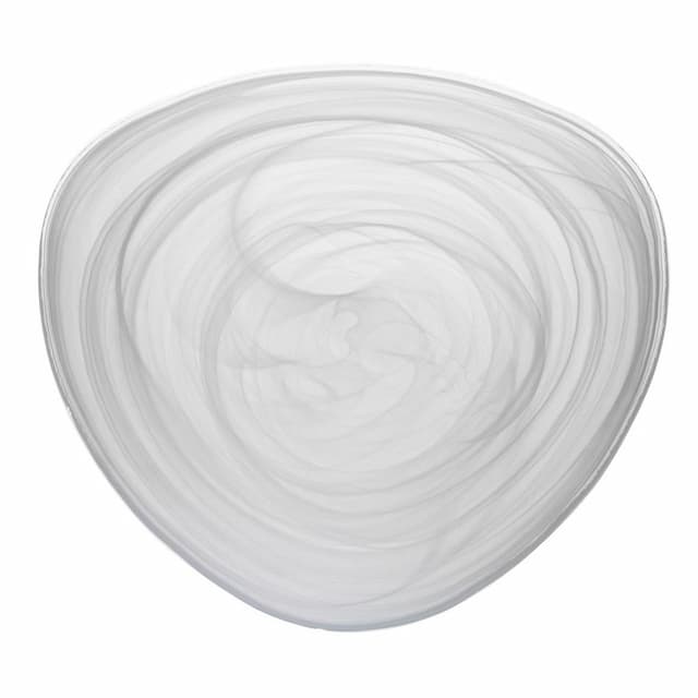 Тарелка ARDACAM Tria ARD 10856.2 28x28 см h 2,5 см (стекло, цвет / декор белый)