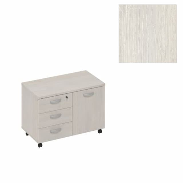 Тумба для оргтехники Юнитекс А4 (83.4x45x57) А4 261 ДШ дуб шамони