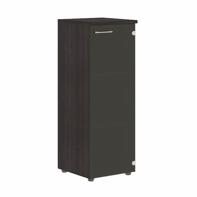 Шкаф колонка Skyland с стеклянной дверью и топом XMC 42.2 дуб юкон 432х432х1190 XTEN