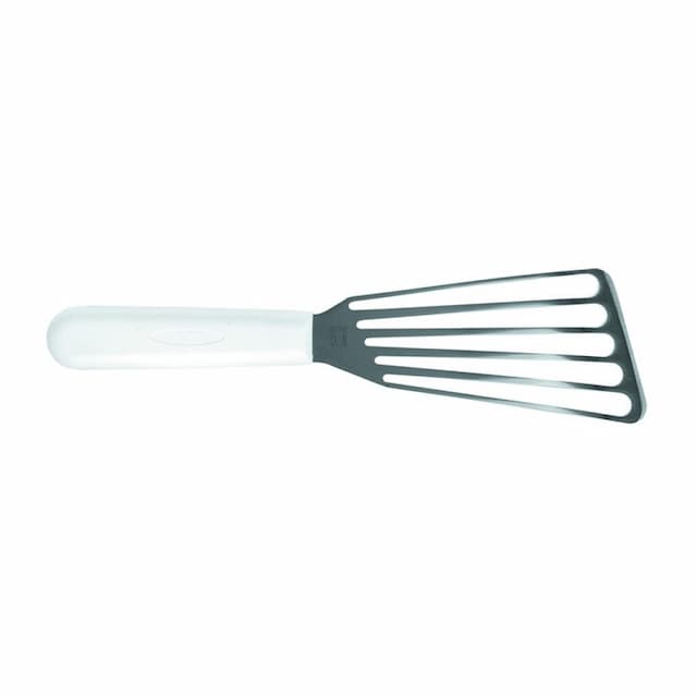 Лопатка 15,5x6,1 см перфорированная 29 см нерж. с пласт. ручкой черная Proff Chef Line GS-10312-180/gs10512-180B (92001301)