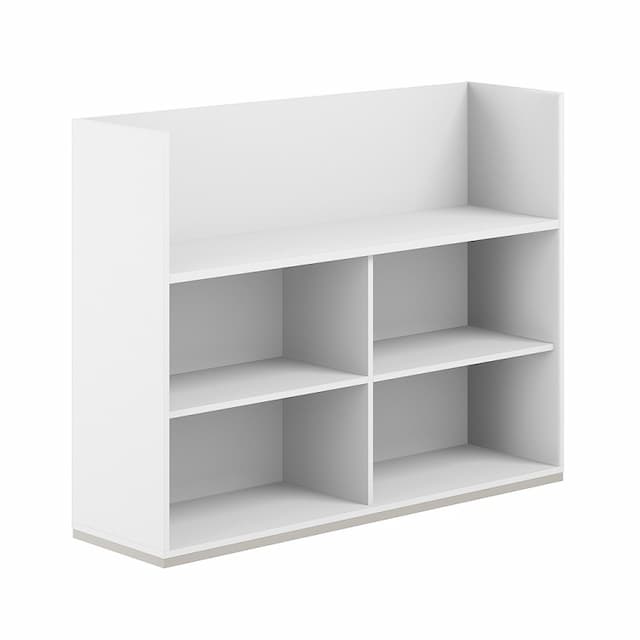 Стеллаж-комбо 1638 односторонний Norden Allegro AG.253.100.673.WH с экраном ЛДСП