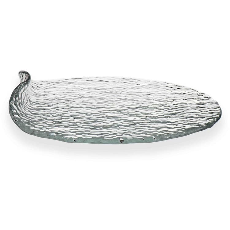 Тарелка для сыра ARDACAM Hammered ARD 2205.1 d 21 см h 4 см (стекло, прозрачная)