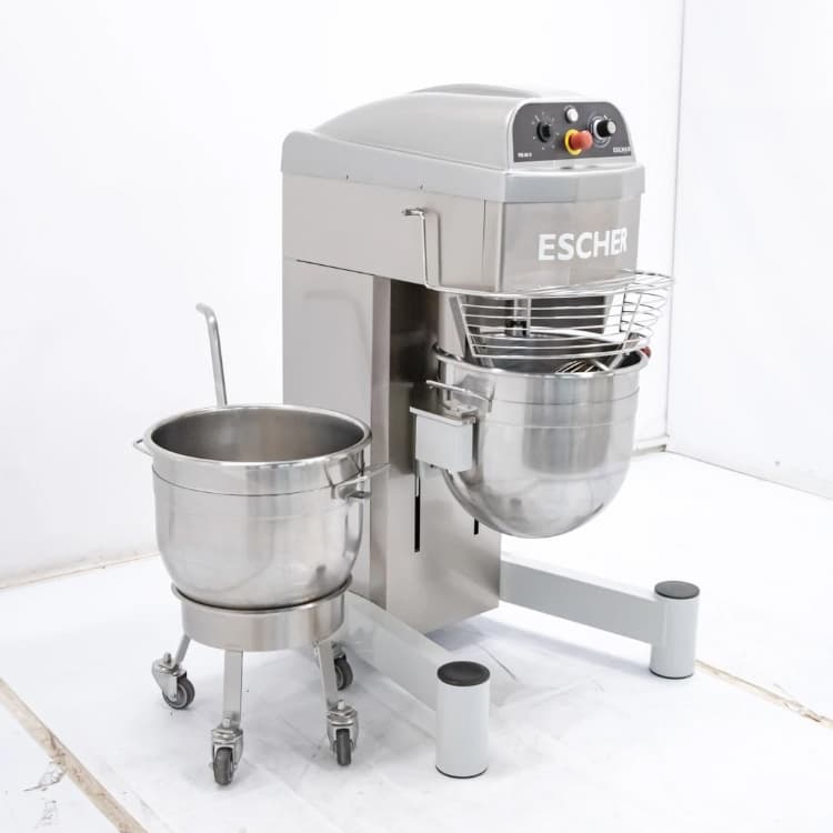 Планетарный миксер Escher PM 60-V + 2 дежи + тележка для дежи арт. УТ-00092068 (Восстановленное 1 шт)