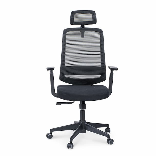 Кресло офисное Norden Лондон офис JZR1008H-BL005-DWB103 black plastic