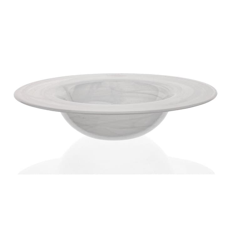 Тарелка для пасты ARDACAM Gusto ARD 2170.2 d 25 см h 4,5 см (стекло, цвет / декор белый)