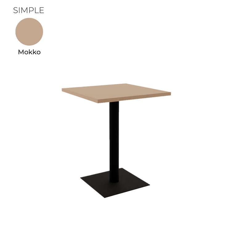 Стол обеденный квадратный Алсав 21SIMPLE.006 Mokko