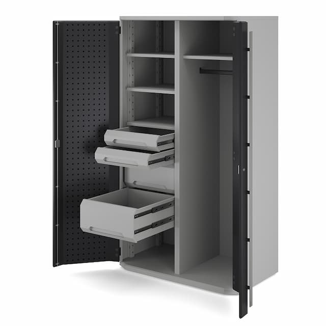 Шкаф металлический 2х дверный Kobor Expert MC/3-100/60 4S.22B