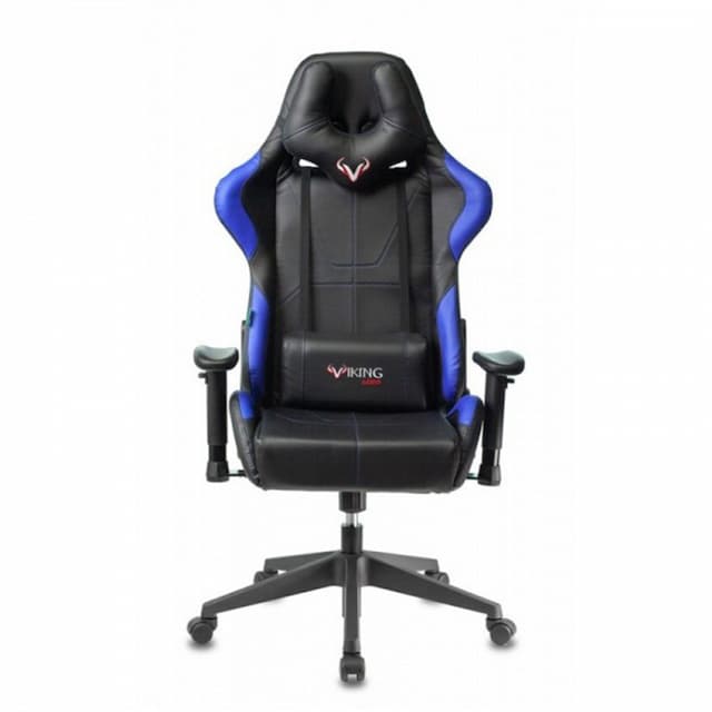 Кресло игровое Zombie VIKING 5 AERO черный/синий эко.кожа с подголов. крестов. пластик