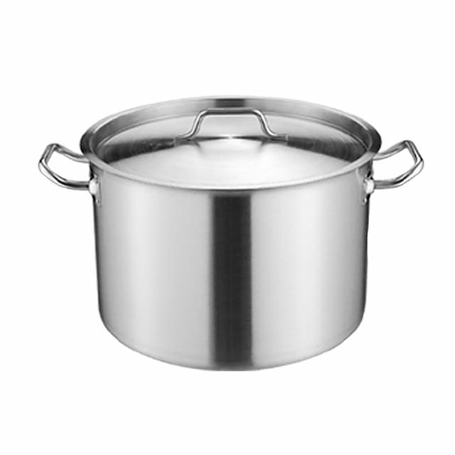 Котел INDOKOR нерж.сталь 32,0Л, 40Х26СМ с крышкой 103320 (4555)