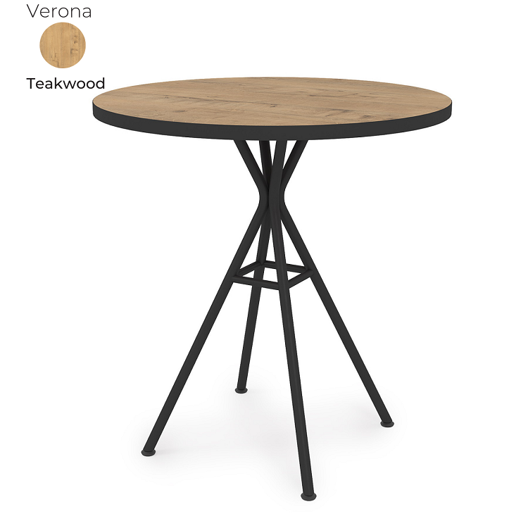 Стол обеденный круглый Алсав 21Verona.007.R Teakwood