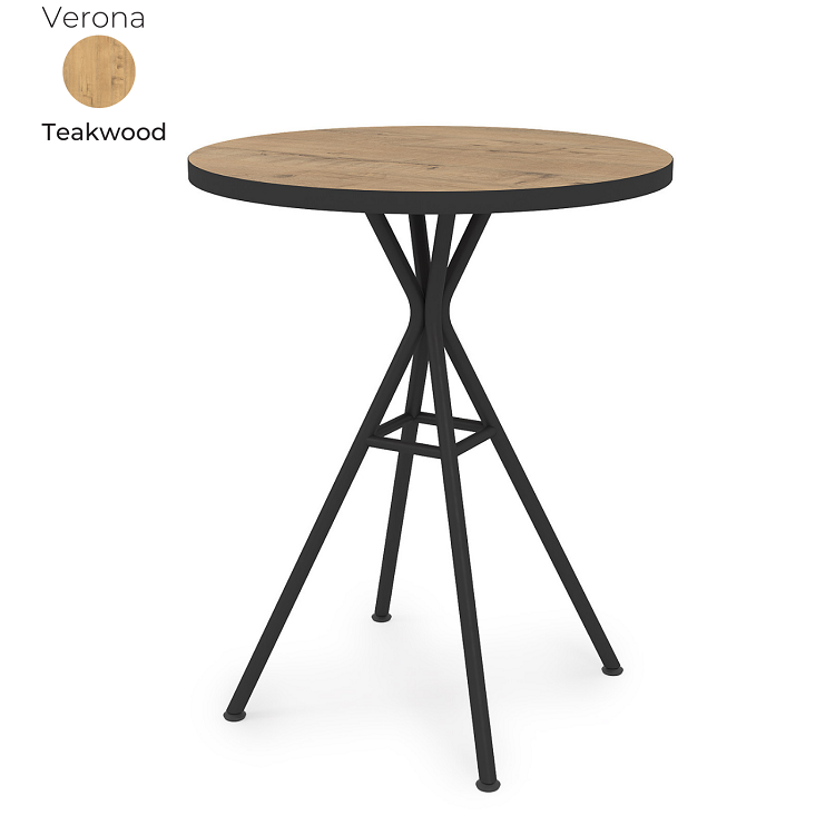 Стол обеденный круглый Алсав 21Verona.006.R Teakwood