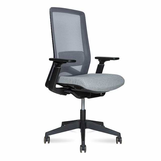 Кресло офисное Norden Williams HLC-2909F black LB (черная сетка/черная ткань)