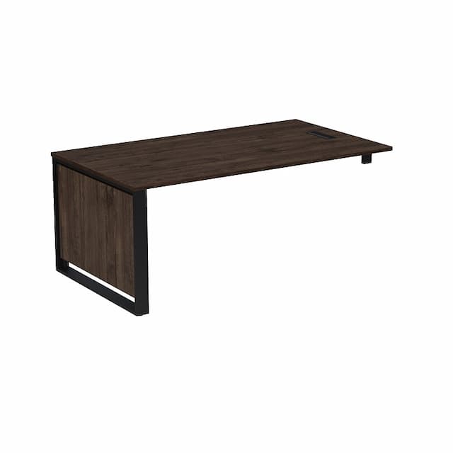 Стол рабочий с лючком, с опорным кронштейном Алсав MAGNETIC 15СОЛ.1810 (1800х1000х750) брауни/graphit