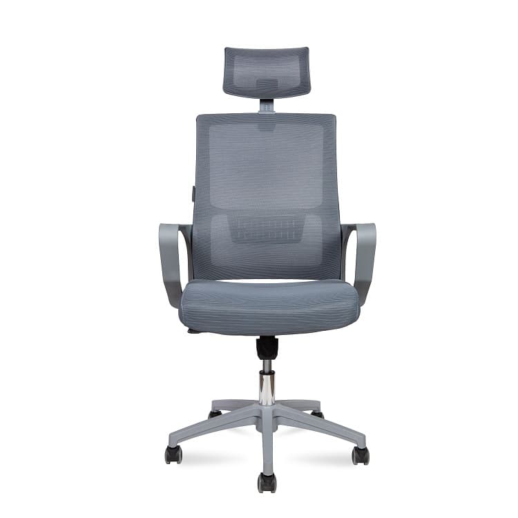 Кресло офисное Norden Max 818AG (серая сетка / серая ткань)