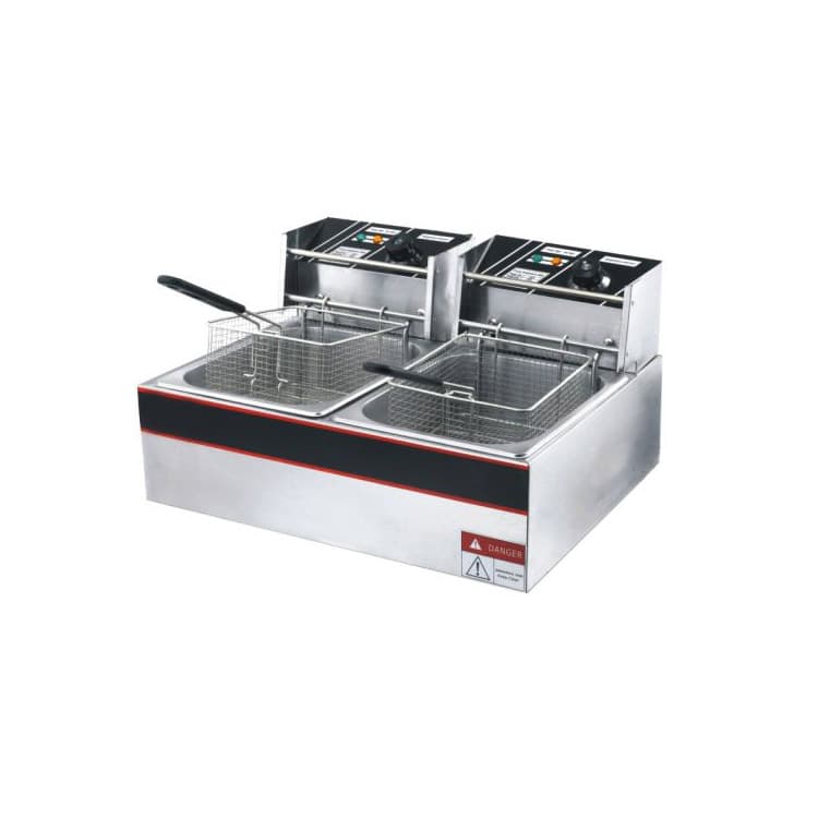 Фритюрница FoodAtlas (6л+6л) DF-82 Eco