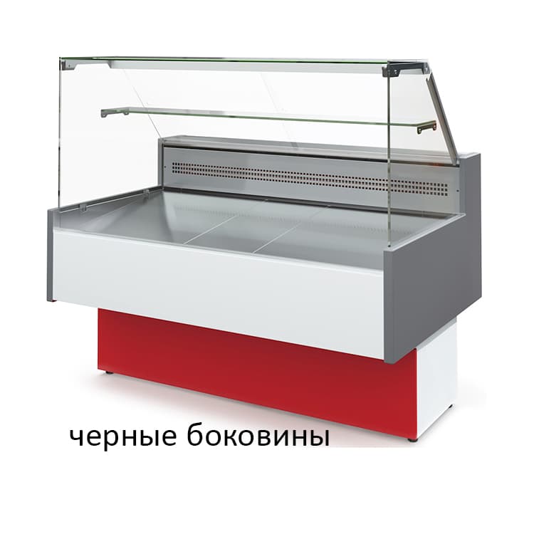 Витрина холодильная МХМ ТАИР ВХСн-1.0 Cube (черные боковины)