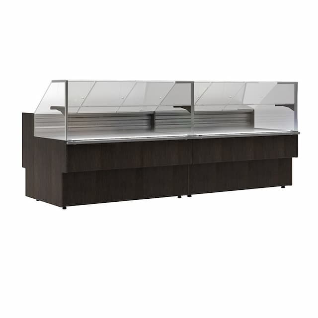 Витрина холодильная Полюс BAVARIA 2 GC110 SV 2,5-1 без боковин (ВХСр-2,5 Carboma GC110)