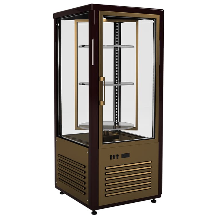 Витрина кондитерская Полюс LATIUM D4 VM 120-1 (R120C бежево-коричневый, стандартные цвета)