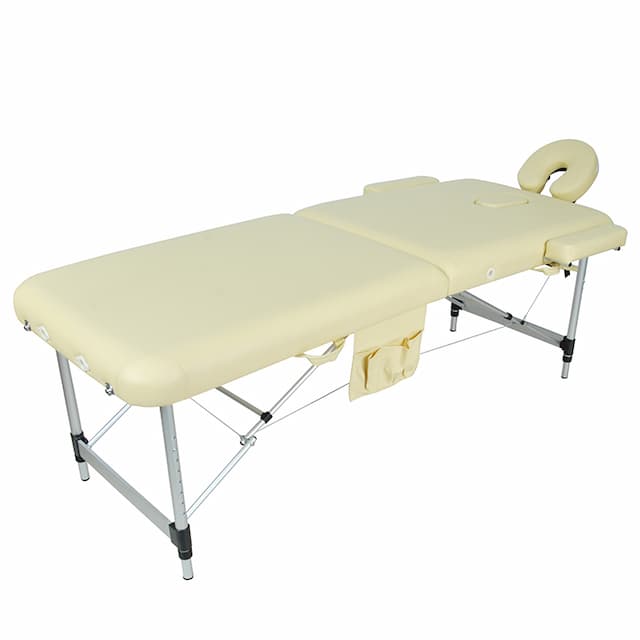 Массажный стол складной алюминиевый Med-Mos JFAL01A 2-х секционный (МСТ-002Л)